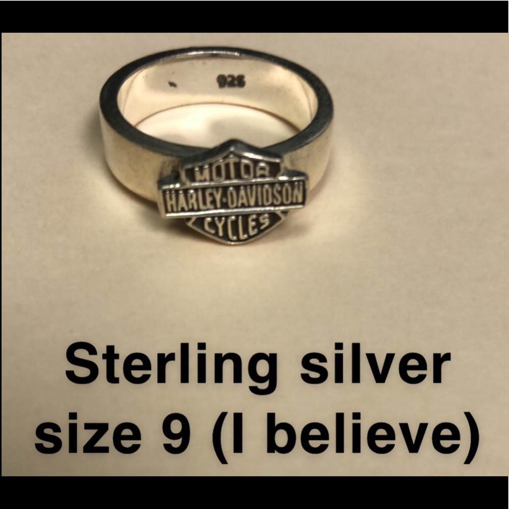 Harley Davidson silver ring